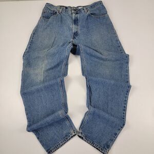 Vintage 90's Levis 560 Jeans Mens sz 36x34 Loose Fit Tapered Leg Blue Denim USA